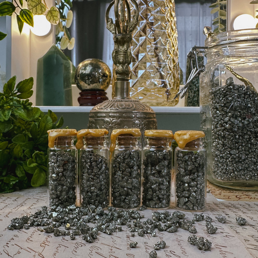 Pyrite Chips Mini Jar