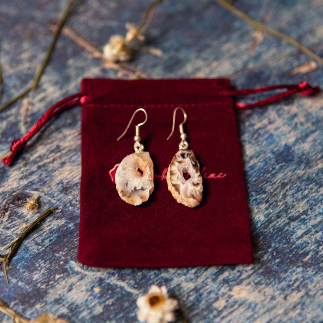 Crystal Geode Earrings