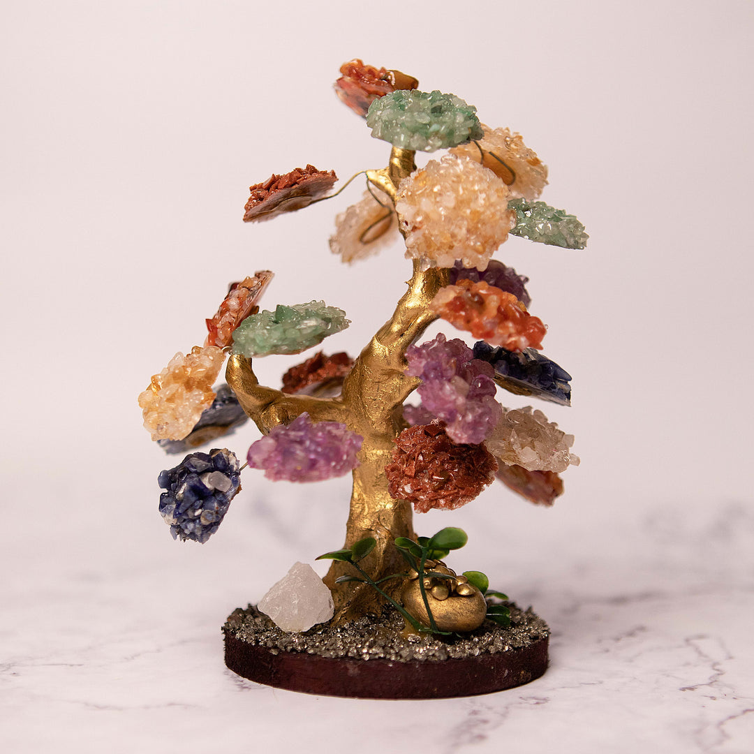 Blessing Tree - Featuring 1,000 Crystal Chips for Good Fortune & Abundance