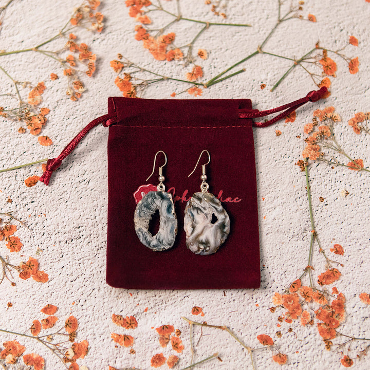 Crystal Geode Earrings