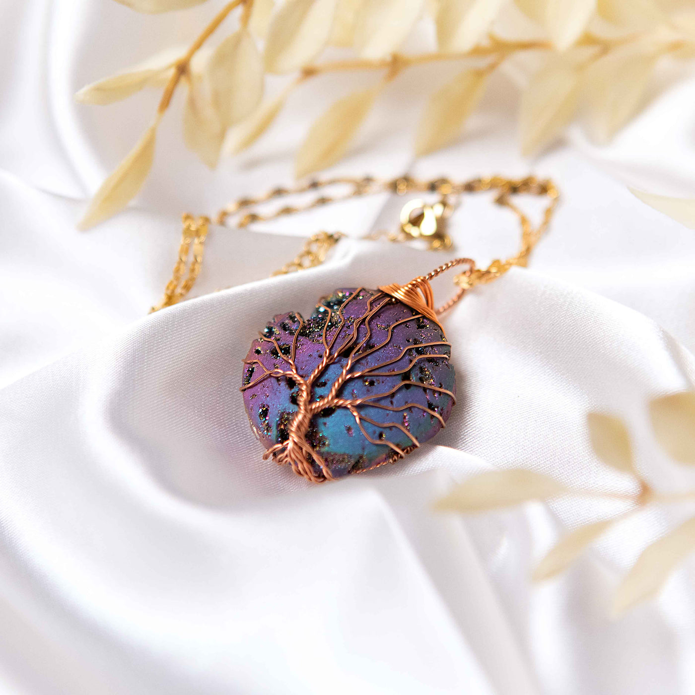 Rainbow Bismuth Pendant