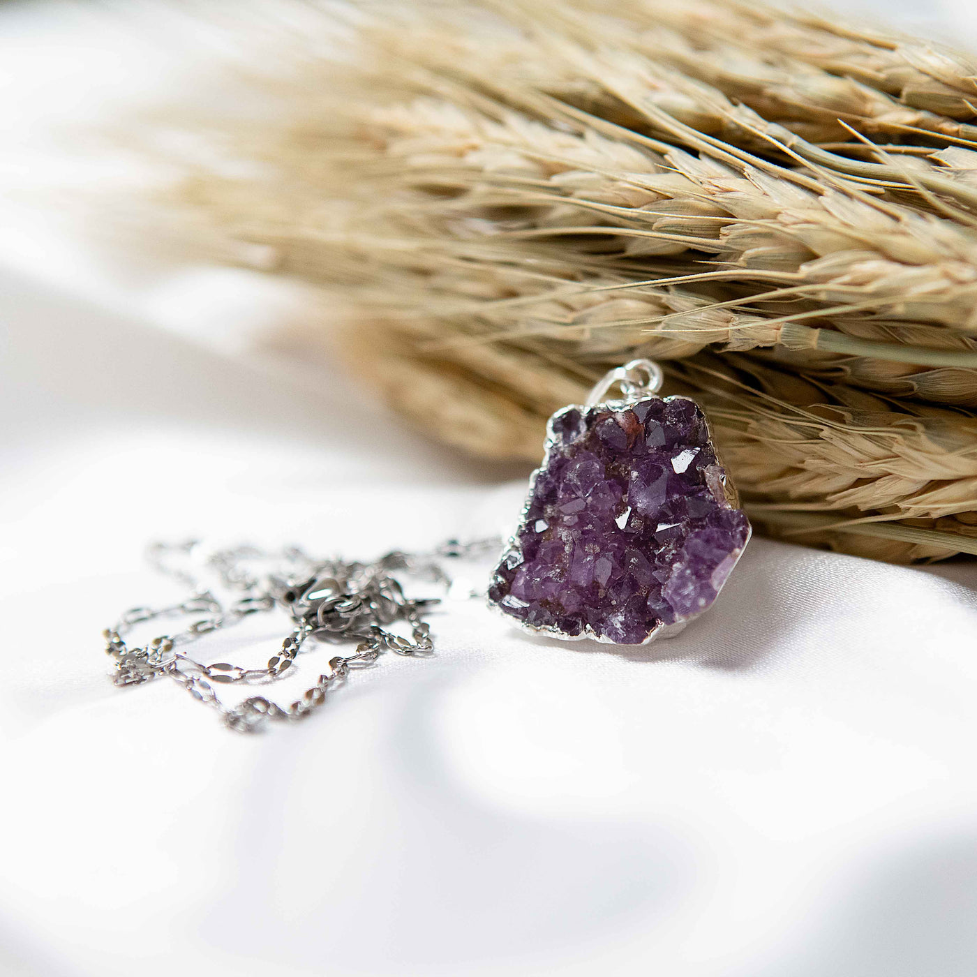 Amethyst Cluster Pendant