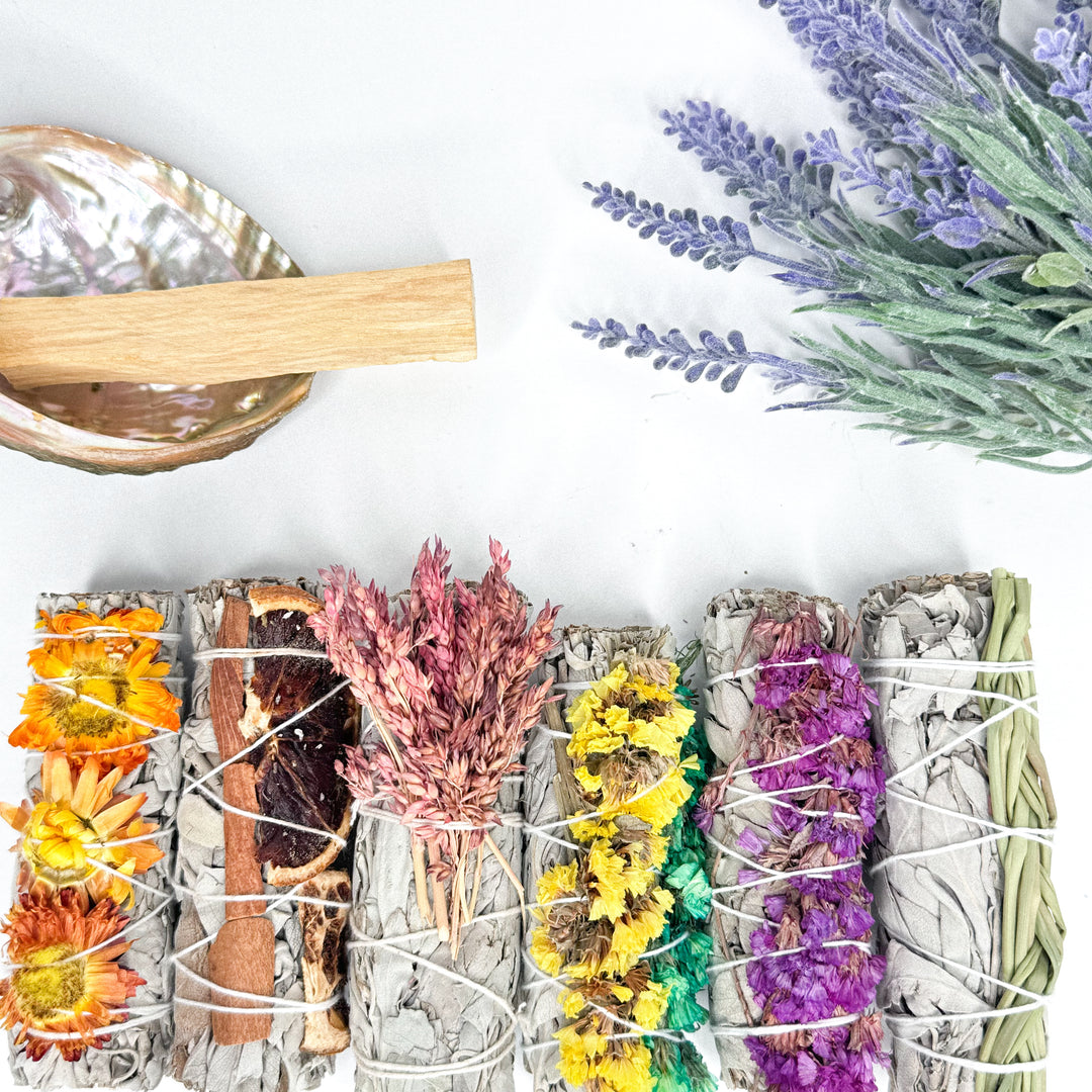 Bountiful Sage Bundles - Includes 6 Sage Bundles 4"