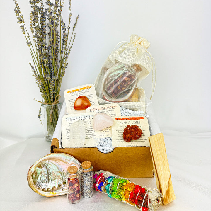 Aries Crystal Set for Ambition & Curiosity - Includes Aura Cleansing Kit