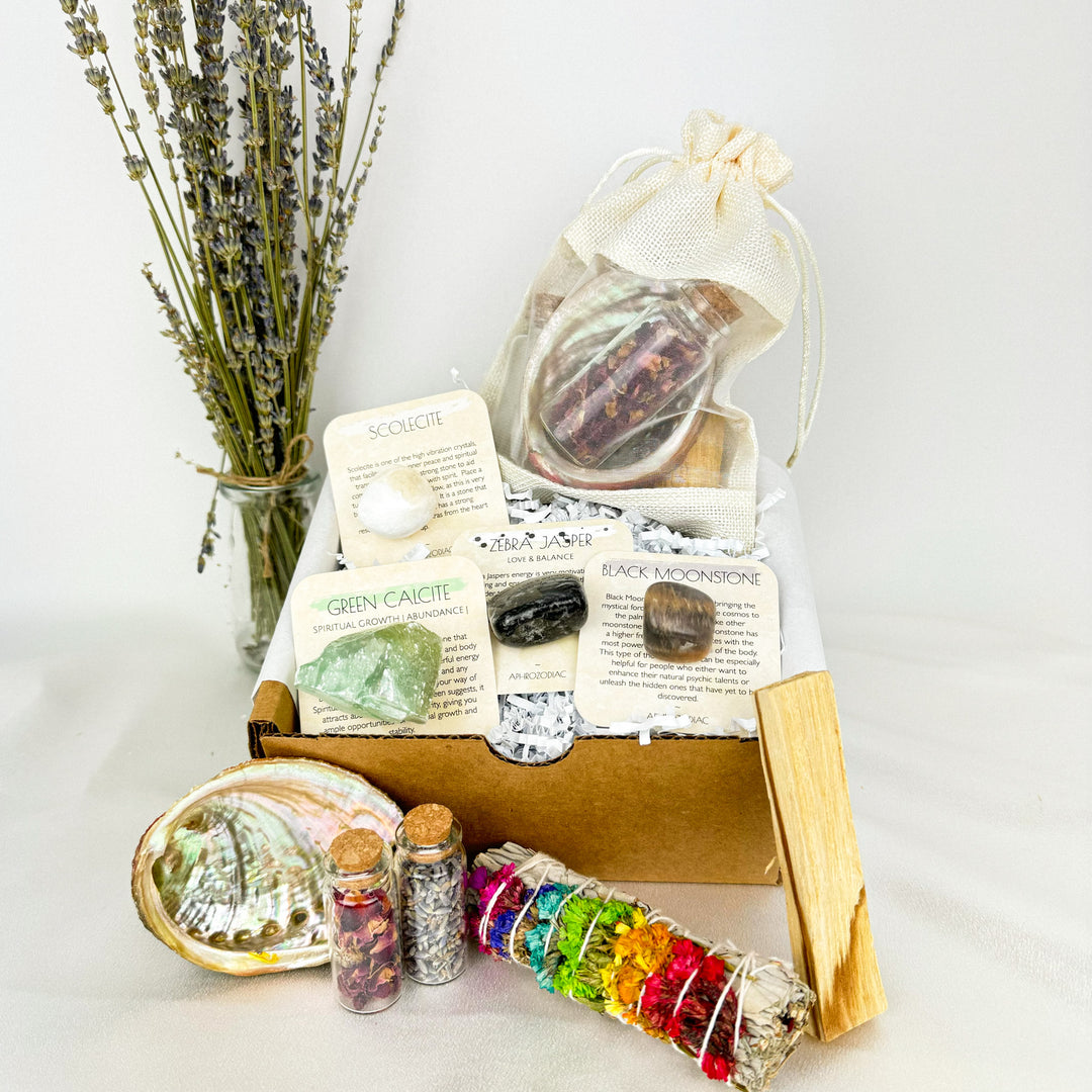 Capricorn Crystal Set for Ambition & Success - Includes Aura Cleansing Kit