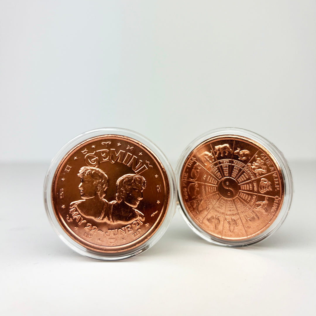 Zodiac Copper Coins