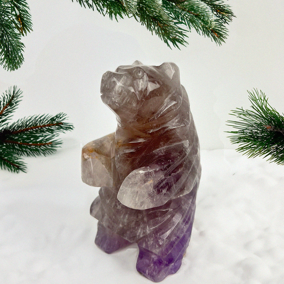 Amethyst Crystal Bear