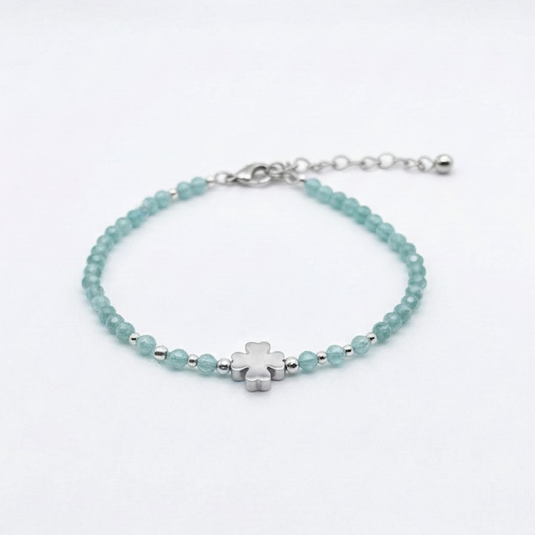 Earth & Sky Collection: Faceted Mookaite and Aventurine Bracelets