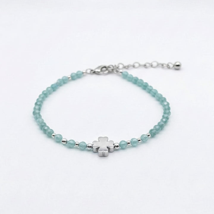 Earth & Sky Collection: Faceted Mookaite and Aventurine Bracelets