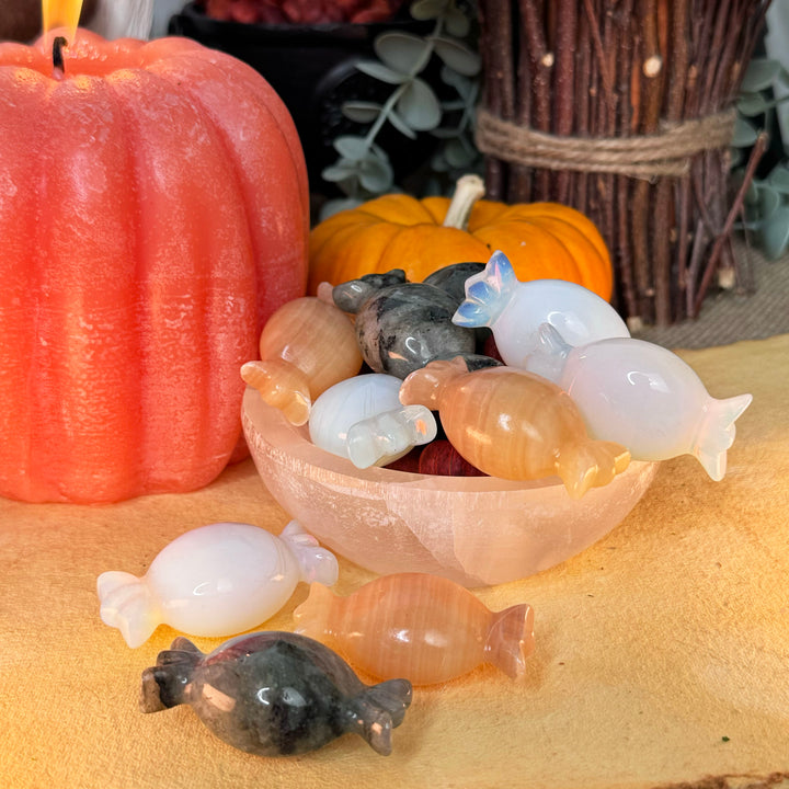 Carved Crystal Halloween Candies