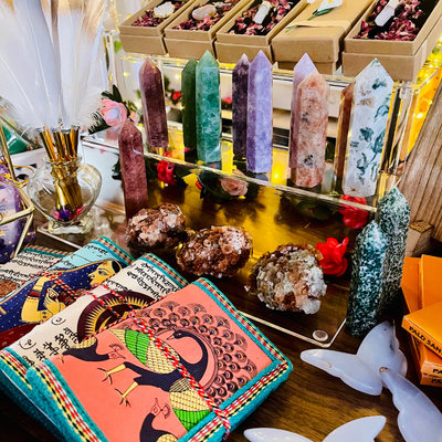 A Crystal Lover's Gift Box - Featuring 25 or 35 Spiritual Items