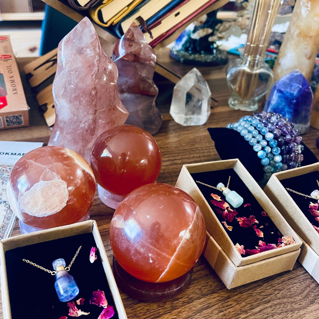 A Crystal Lover's Gift Box - Featuring 25 or 35 Spiritual Items