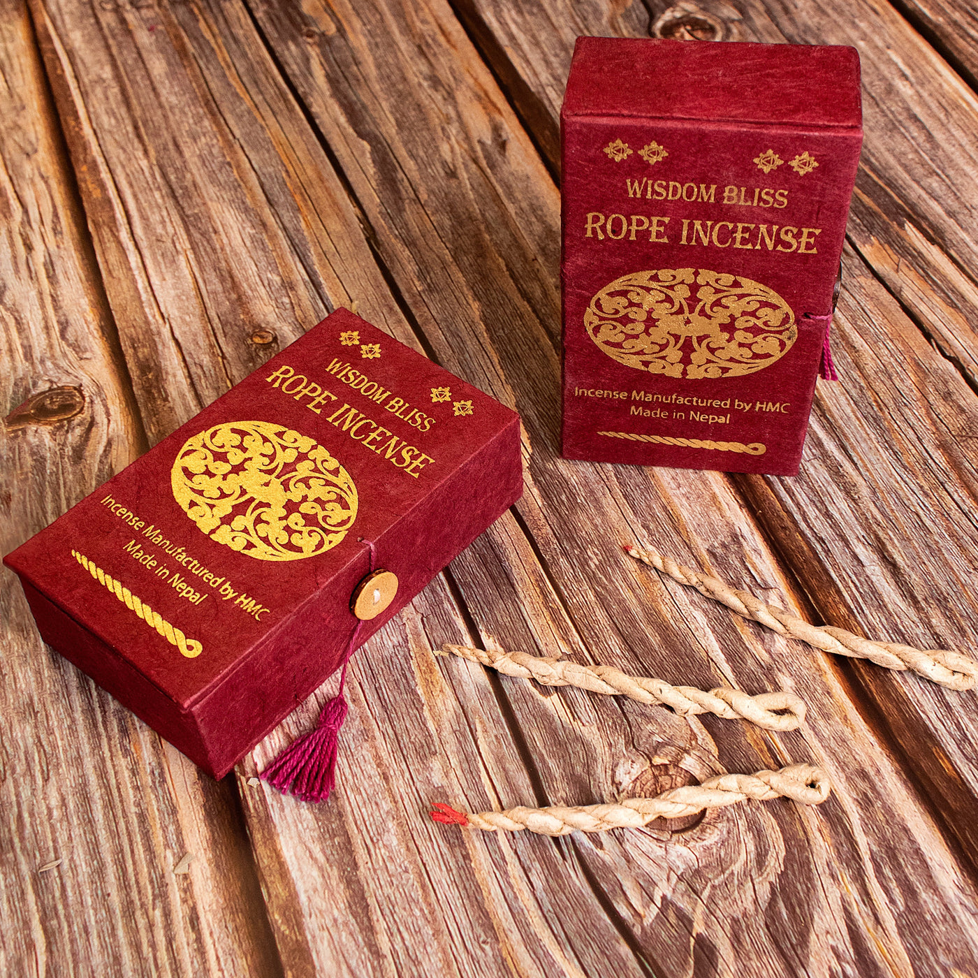 Rope Incense with Stand
