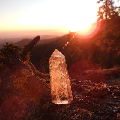Clear Quartz Tower
