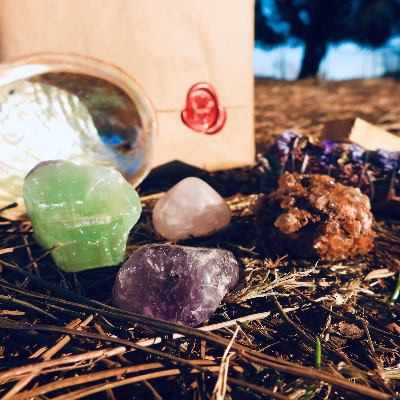 Libra Crystal Set for Balance & Self-Confidence - Includes Aura Cleansing Kit