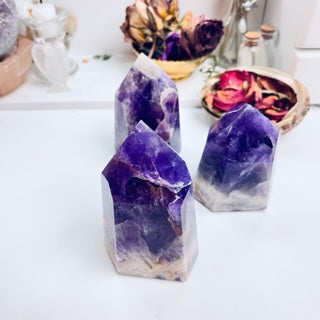 Dreamy Madagascan Amethyst Tower for Clarity & Serenity