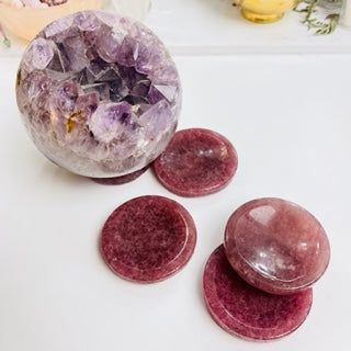 Strawberry Quartz Sphere Stand