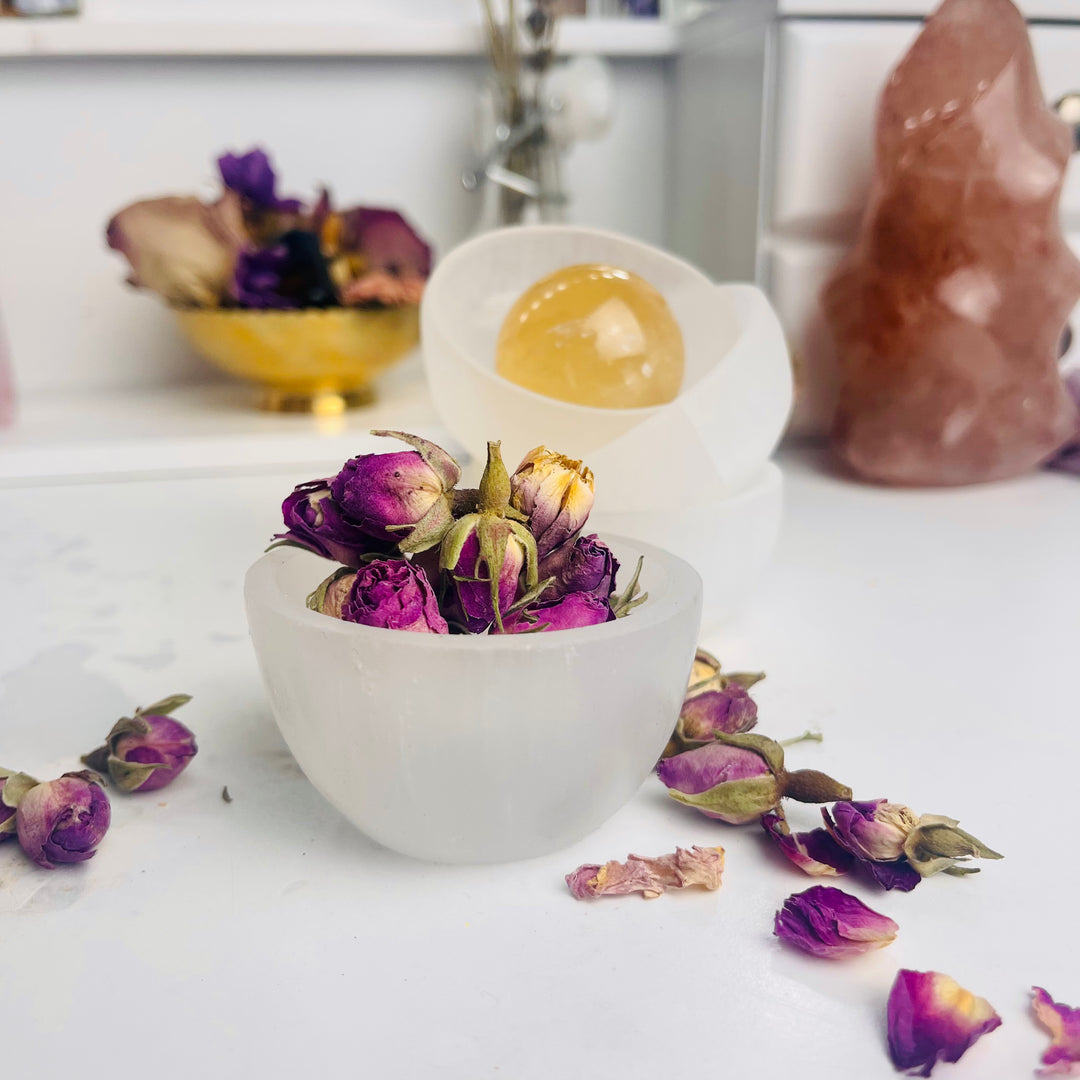 Selenite Bowl - For Cleansing/Charging in 2 Sizes