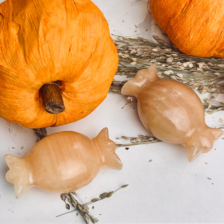 Orange Calcite Trick Or Treat