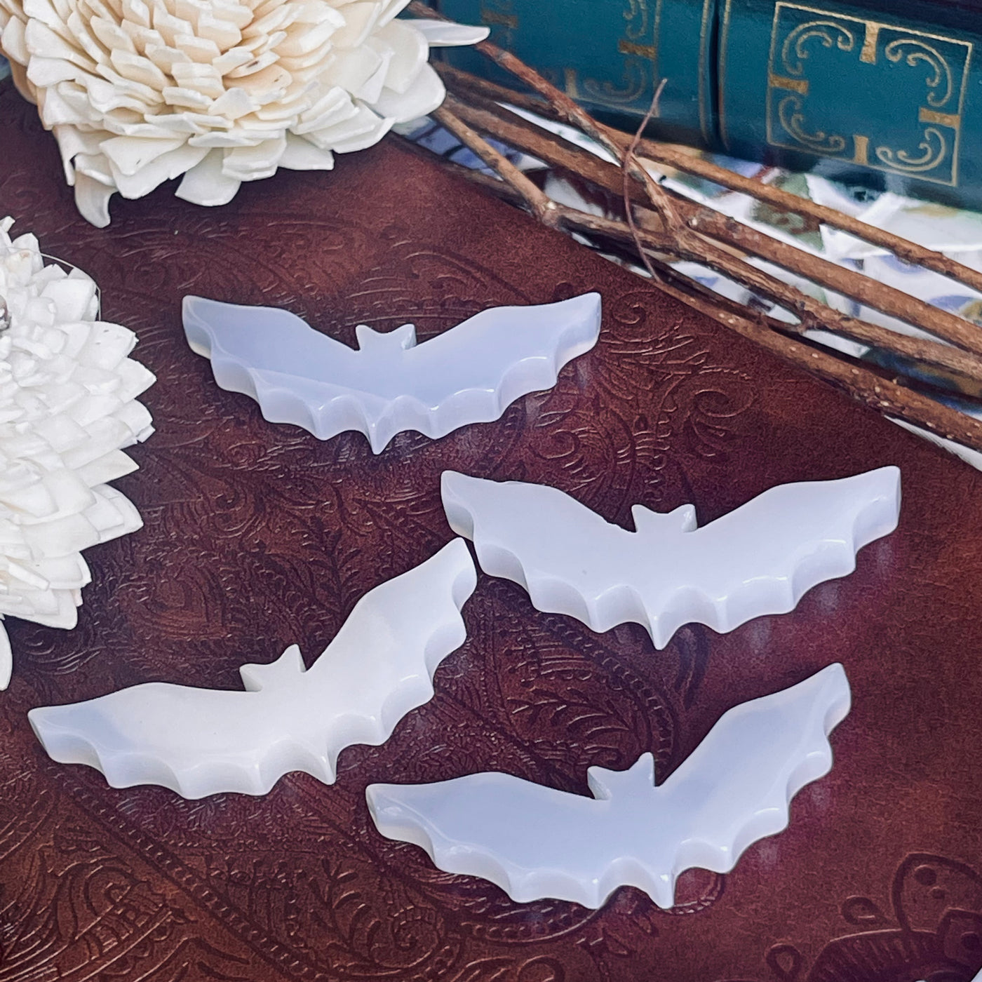 Blue Chalcedony Bat Mini
