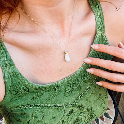 Divinity Crystal Bottle Pendant