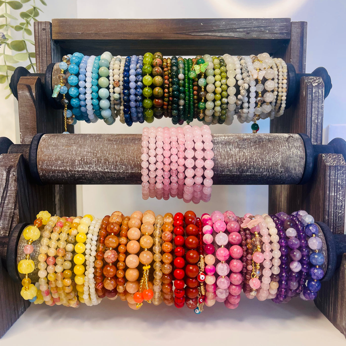 6mm Bead Bracelets (Natural Crystals For Chosen Intentions)