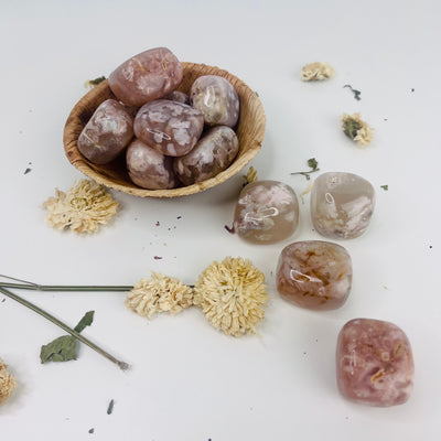 Flower Agate Tumble