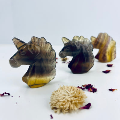Yellow Fluorite Unicorn